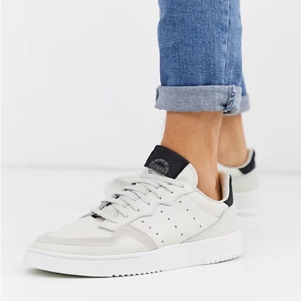 adidas Originals Supercourt Trainers in Off-White